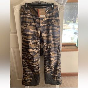 Patagonia Camo Snow Shell Pants Recco Tech Active Mojave Khaki Active Winter S